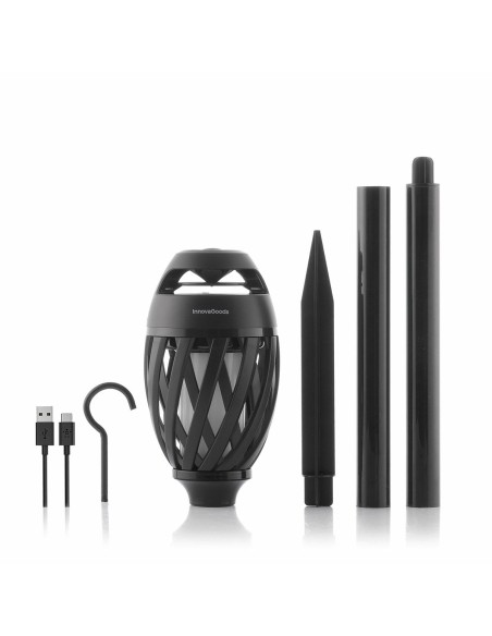 Haut-Parleur Sans Fil avec LED Effet Flamme Spekkle InnovaGoods