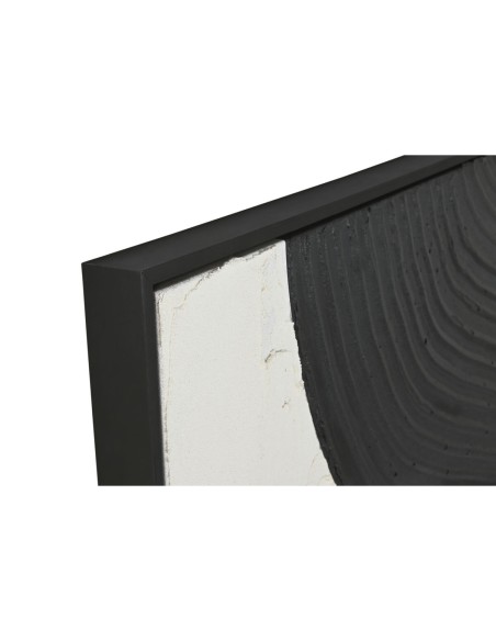 Cadre Home ESPRIT Blanc Noir Abstrait 103 x 4,3 x 143 cm (2 Unités)