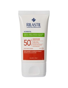 Écran solaire visage Rilastil Sun System Spf 50 Spf 50+ 40 ml Séborégulateur