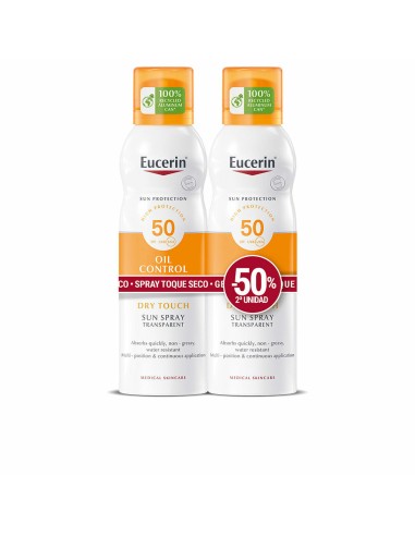 Crème Solaire pour le Corps en Spray Eucerin Sensitive Protect 200 ml x 2 Sec