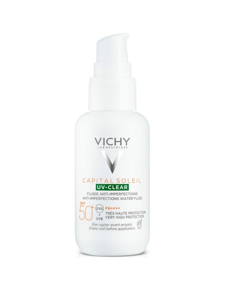 Protecteur Solaire Fluide Vichy Capital Soleil Uv Clear Spf 50+ 40 ml Anti-imperfections Protecteur Solaire Fluide Vichy Capital Soleil Uv Clear Spf 50+ 40 ml Anti-imperfections