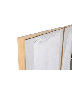 Cadre Home ESPRIT Blanc Noir Beige Abstrait 103 x 4,3 x 143 cm (2 Unités) 2