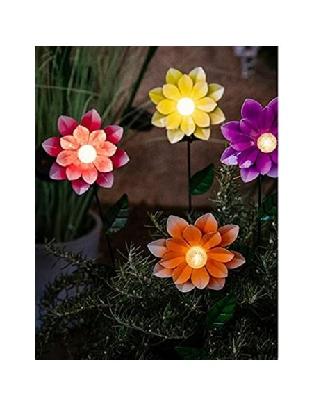 Lumière solaire Lumineo 11 x 6 x 49,5 cm Solaire Fleur