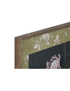 Cadre Home ESPRIT Bleu Vert Rose Shabby Chic Vase 50 x 2,5 x 70 cm (2 Unités) 2