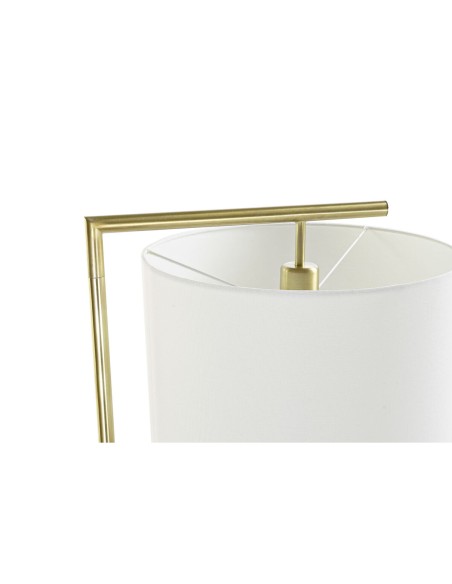 Lampadaire DKD Home Decor 35 x 44 x 159 cm Doré Métal Blanc 220 V 50 W