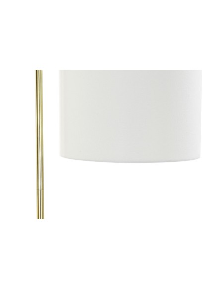 Lampadaire DKD Home Decor 35 x 44 x 159 cm Doré Métal Blanc 220 V 50 W