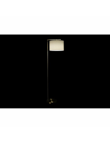 Lampadaire DKD Home Decor 35 x 44 x 159 cm Doré Métal Blanc 220 V 50 W