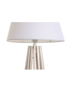 Lampe de bureau Home ESPRIT Blanc Bois 50 W 220 V 30 x 30 x 61 cm 2