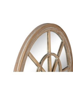 Miroir mural Home ESPRIT Naturel Fenêtre Décapé 80 x 3,5 x 140 cm 2
