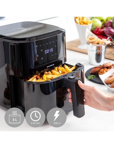 Friteuse à Air avec Balance InnovaGoods Fryinn Balance 5000 Noir 1500 W 5 L Acier inoxydable