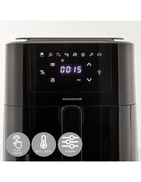 Friteuse à Air avec Balance InnovaGoods Fryinn Balance 5000 Noir 1500 W 5 L Acier inoxydable