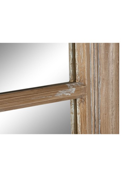 Miroir mural Home ESPRIT Naturel Fenêtre Décapé 70,5 x 4 x 170,5 cm