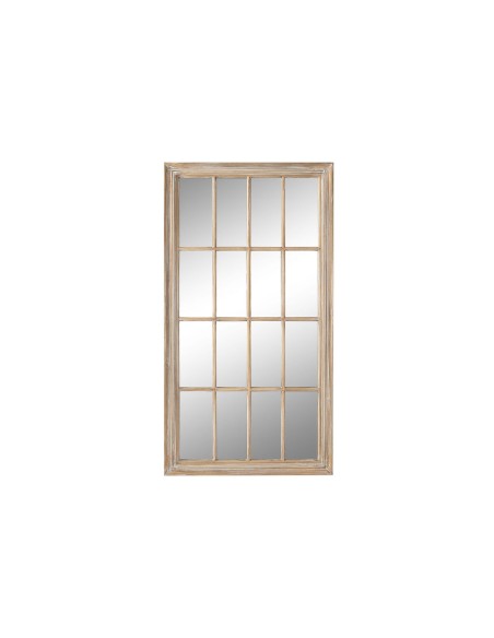 Miroir mural Home ESPRIT Naturel Fenêtre Décapé 68 x 4 x 128 cm