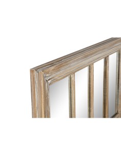 Miroir mural Home ESPRIT Naturel Fenêtre Décapé 68 x 4 x 128 cm 2