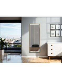 Miroir sur Pied Home ESPRIT Doré Aluminium 50 x 0,5 x 150 cm 2