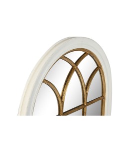 Miroir mural Home ESPRIT Blanc Doré Fenêtre 68 x 4 x 128 cm 2