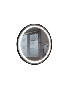 Miroir mural Home ESPRIT Noir Moderne 80 x 2 x 80 cm 2
