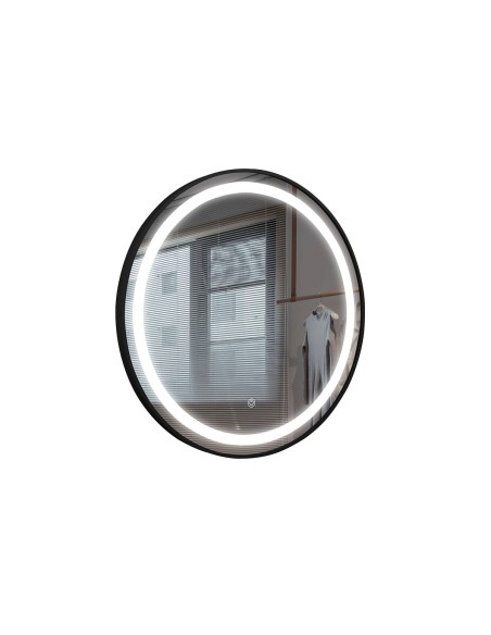 Miroir mural Home ESPRIT Noir Moderne 80 x 2 x 80 cm