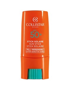 Crème solaire Collistar Perfect Tanning Stick Solar Transparente Spf 50 Spf 50+ 9 ml 8 g Stick