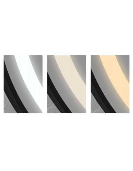 Miroir mural Home ESPRIT Noir Moderne 80 x 2 x 80 cm