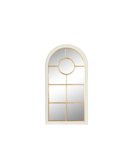 Miroir mural Home ESPRIT Blanc Doré Fenêtre 68 x 4 x 128 cm