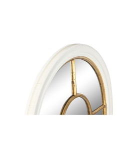 Miroir mural Home ESPRIT Blanc Doré Fenêtre 68 x 4 x 128 cm 2