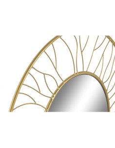 Miroir mural Home ESPRIT Doré 70 x 2 x 70 cm 2