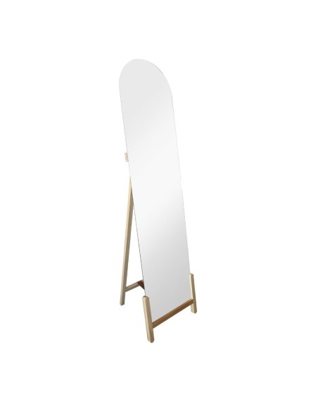 Miroir sur Pied Home ESPRIT Naturel Verre Pin 40 x 10 x 160 cm