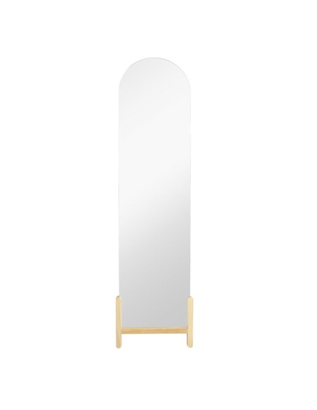 Miroir sur Pied Home ESPRIT Naturel Verre Pin 40 x 10 x 160 cm