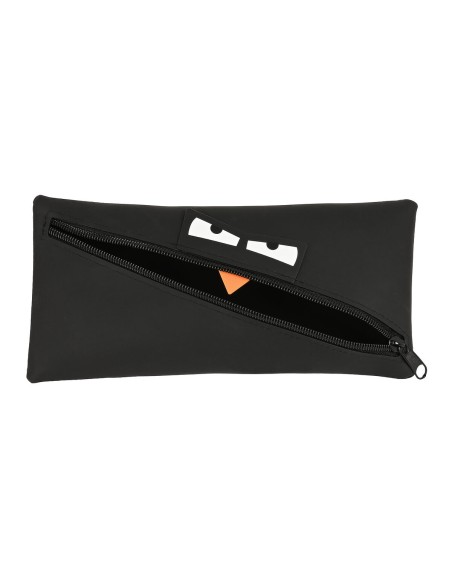 Trousse d'écolier Safta   Visage 22 x 11 x 1 cm Noir