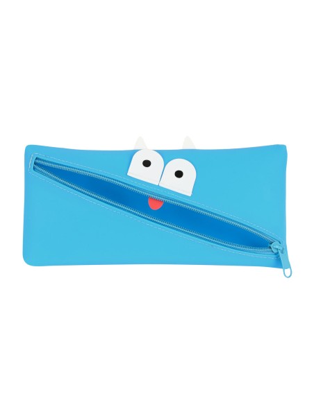 Trousse d'écolier Safta   Visage 22 x 11 x 1 cm Bleu