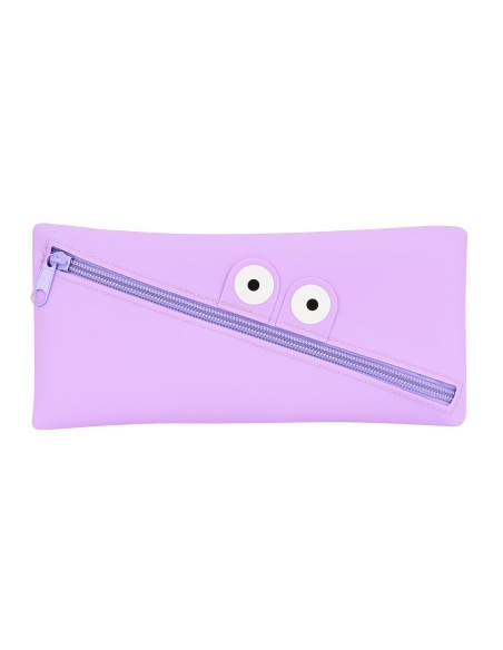 Trousse d'écolier Safta   Visage 22 x 11 x 1 cm Lila