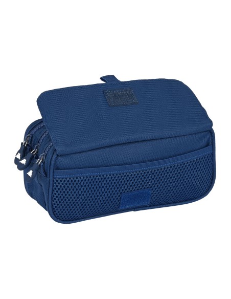 Trousse Fourre-Tout Triple Kappa 21,5 x 10 x 8 cm Blue marine
