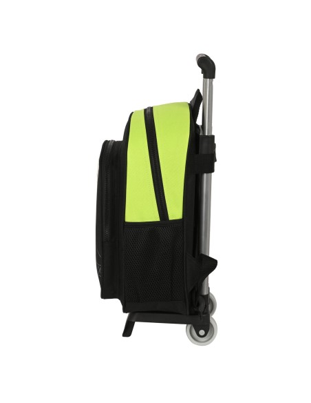 Cartable à roulettes Real Betis Balompié Noir Citron 28 x 34 x 10 cm