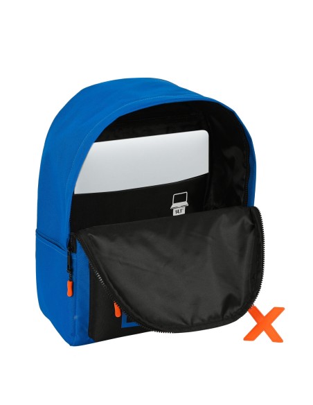 Cartable Munich Submarine 31 x 40 x 16 cm Bleu électrique