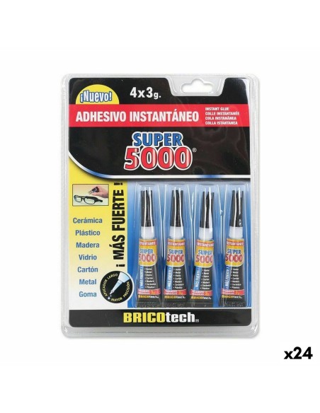 Adhésif instantané Bricotech Super 5000 3 g (24 Unités)