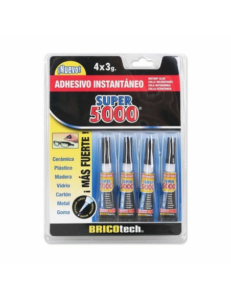 Adhésif instantané Bricotech Super 5000 3 g (24 Unités)