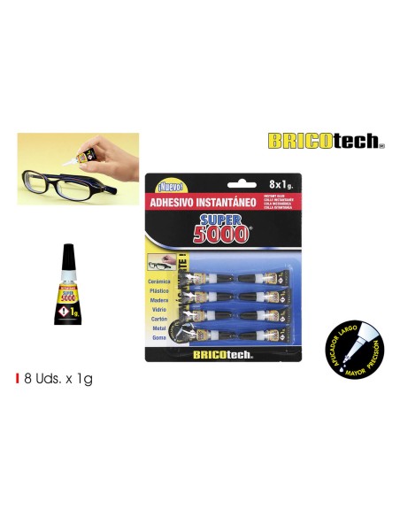 Adhésif instantané Bricotech Super 5000 1 g (36 Unités)