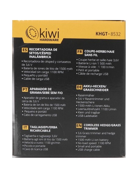 Taille-haie Kiwi 7,2 V
