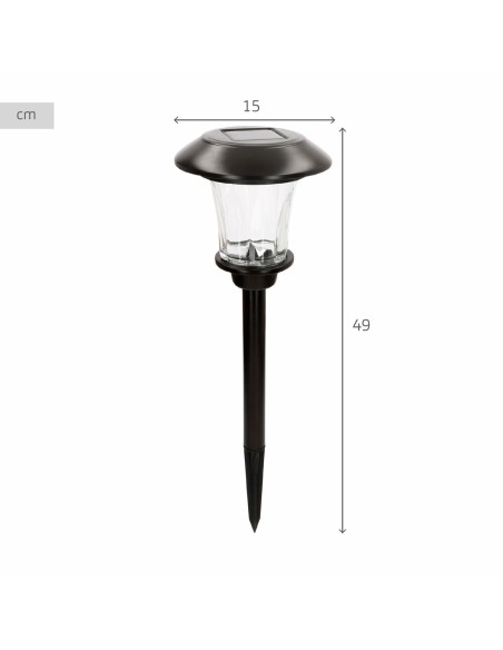 Lampe solaire Aktive 15 x 49 x 15 cm (4 Unités)