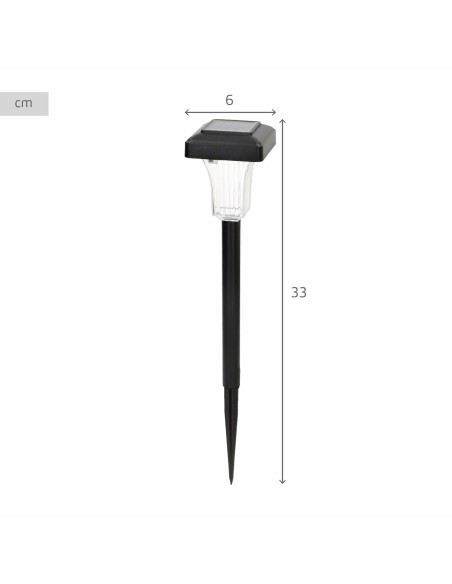Lampe solaire Aktive 6 x 33 x 6 cm (6 Unités)