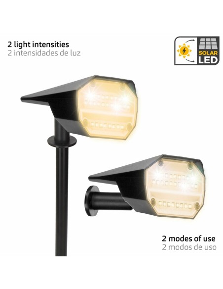 Lampe solaire Aktive 8 x 37 x 11 cm (6 Unités)