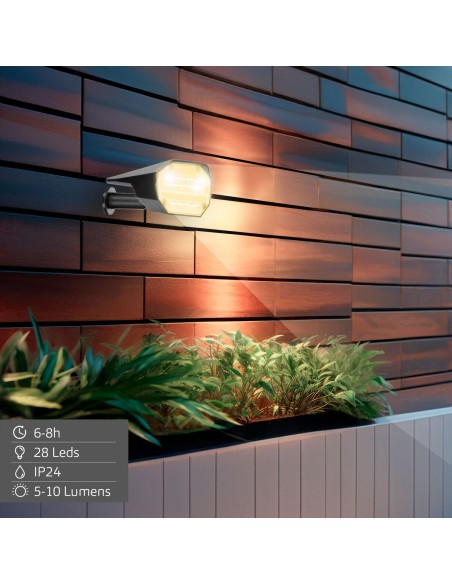 Lampe solaire Aktive 8 x 37 x 11 cm (6 Unités)