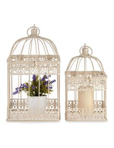 Cage 80954 Crème 18 x 35,5 x 18 cm (2 pcs) 2