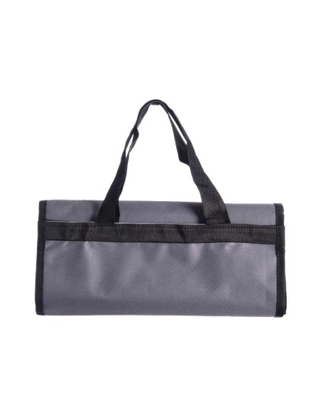 Panier à Courses Pliable Avec des roues 32 x 15 x 63 cm Gris (6 Unités)