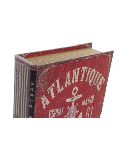 Set de boîtes décoratives Home ESPRIT Multicouleur Bois Toile Ancre 2