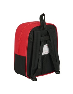 Cartable Sevilla Fútbol Club Noir Rouge 22 x 27 x 10 cm 2