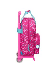Cartable à roulettes Pinypon Bleu Rose 20 x 28 x 8 cm 2