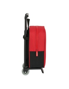 Cartable à roulettes Sevilla Fútbol Club Noir Rouge 22 x 27 x 10 cm 2