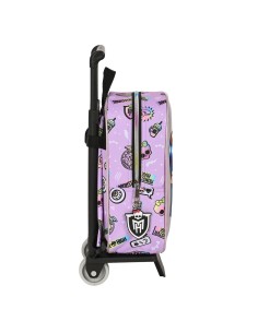 Cartable à roulettes Monster High Best boos Lila 22 x 27 x 10 cm 2